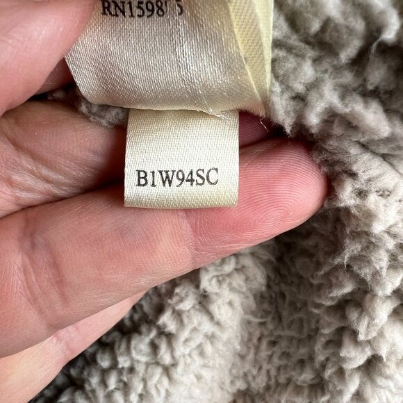 Dylan Sherpa Lined Tan Vest with Pockets Size S - Picture 6 of 7